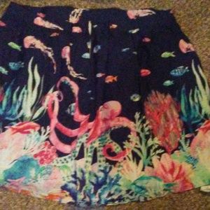 Style Study A Line Skirt In Marine Bio